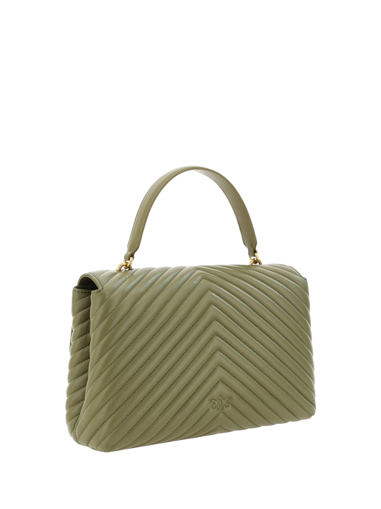 Дамска чанта от телешка кожа PINKO Emerald Elegance