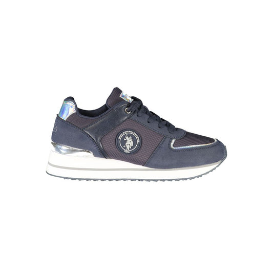 US POLO ASSN. Blauer Polyester-Sneaker für Damen