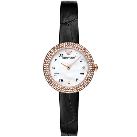 Дамски часовник Emporio Armani от розово злато