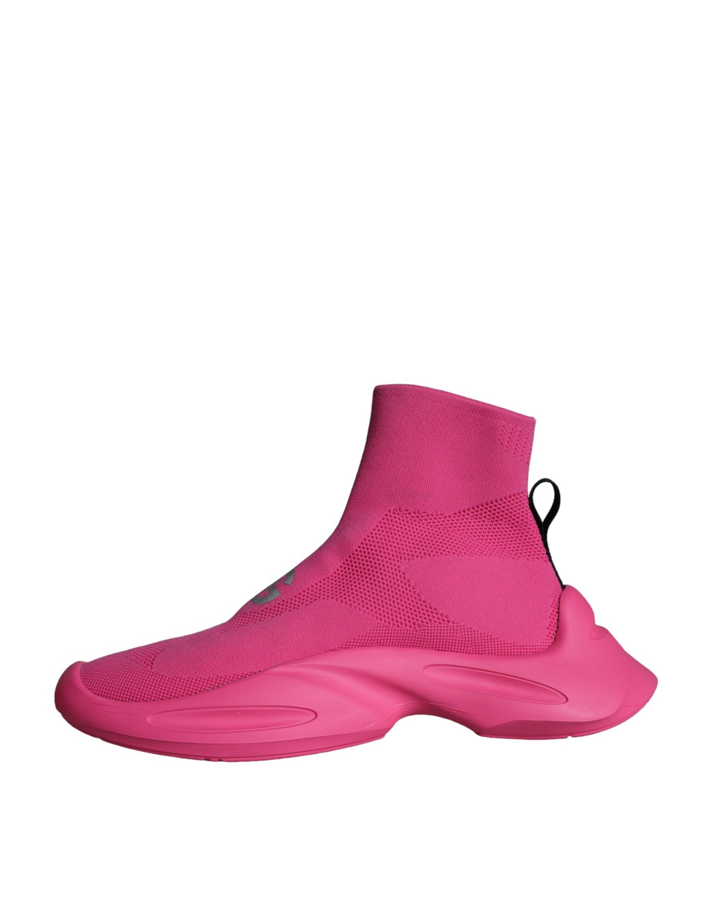 Dolce &amp; Gabbana Pink Logo Print Slip On Socks Кецове Обувки