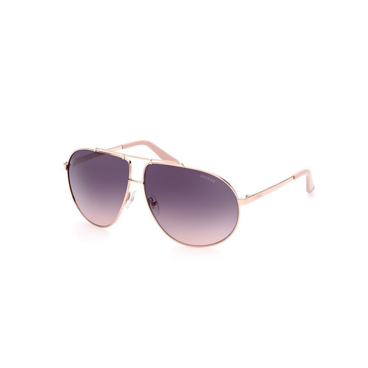 Метални слънчеви очила Guess Rose Gold