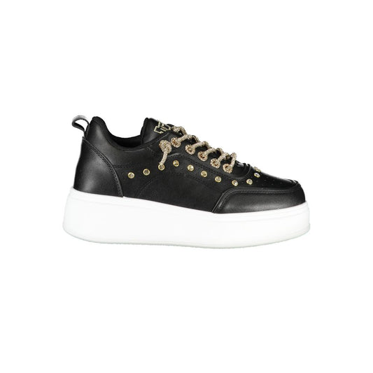 Laura Biagiotti – Schwarzer Polyester-Sneaker