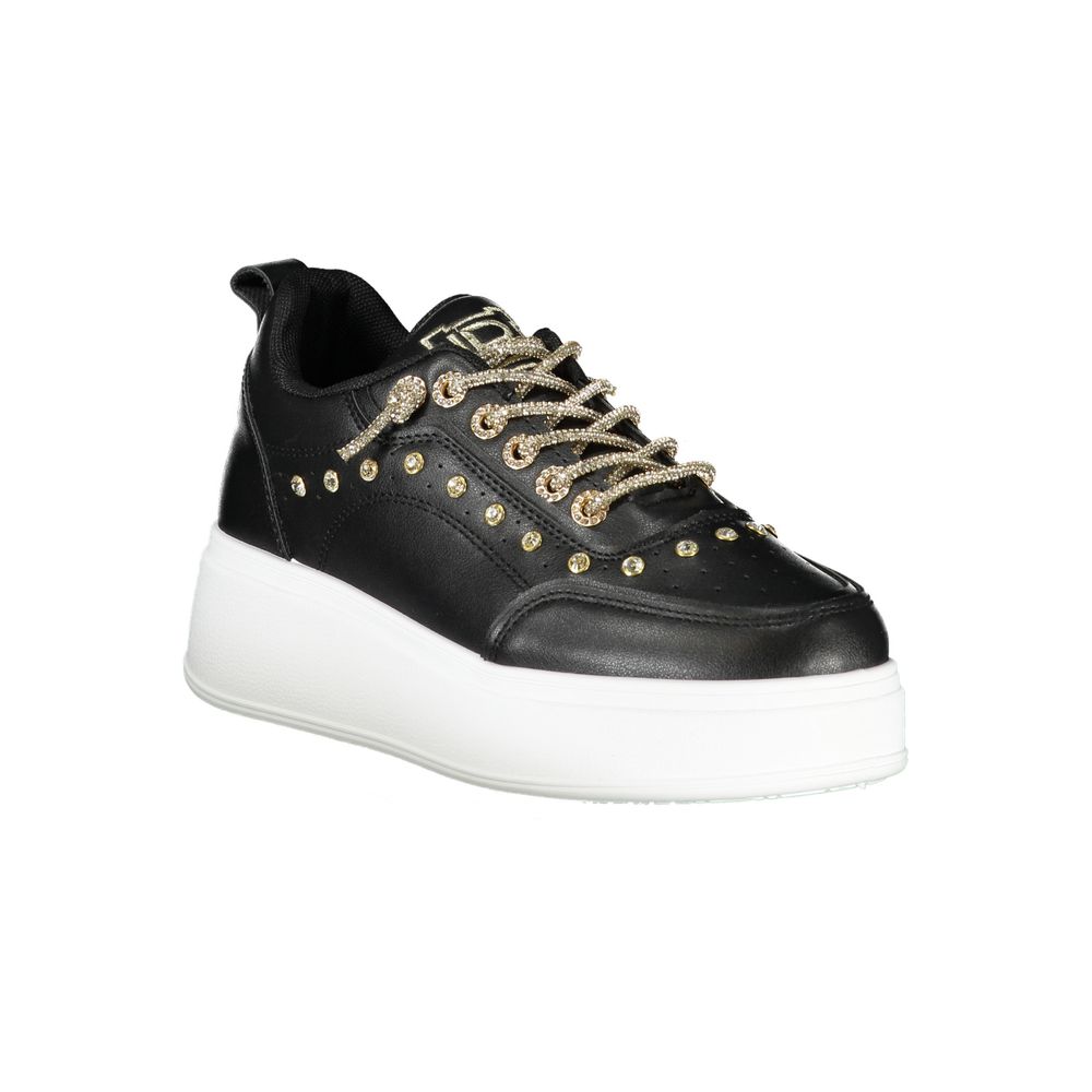 Laura Biagiotti – Schwarzer Polyester-Sneaker