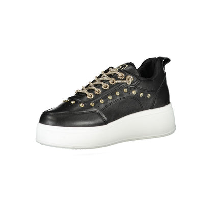 Laura Biagiotti – Schwarzer Polyester-Sneaker