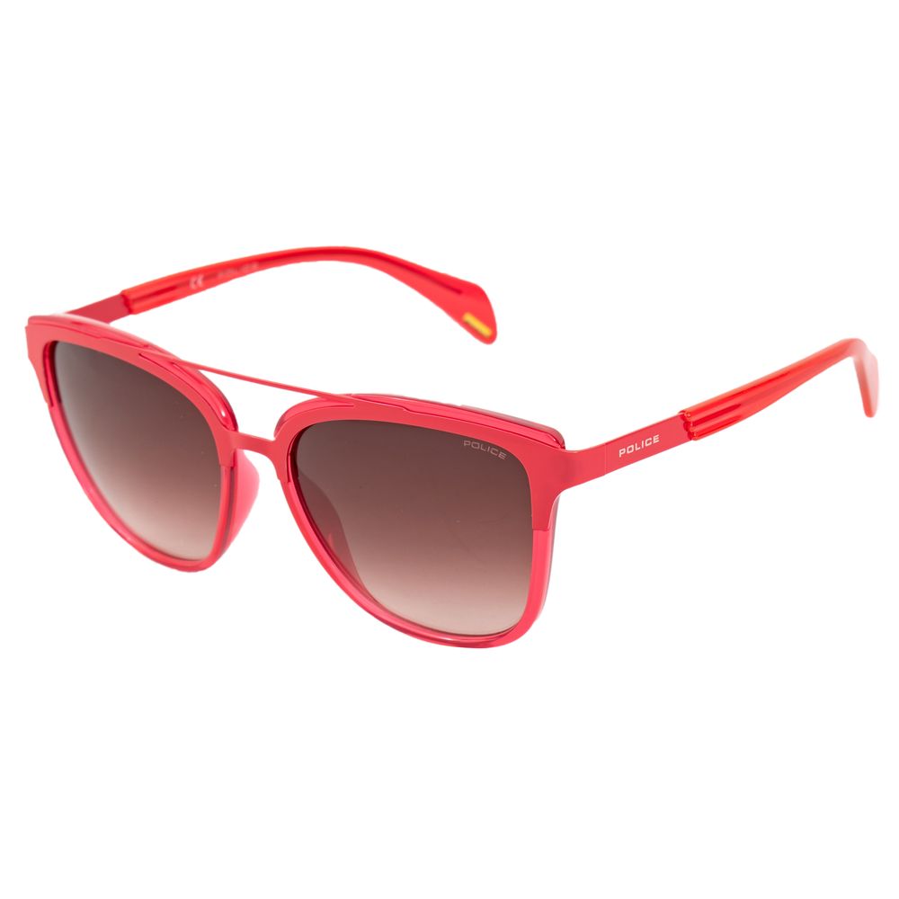 Police – Sonnenbrille aus Metall in Orange