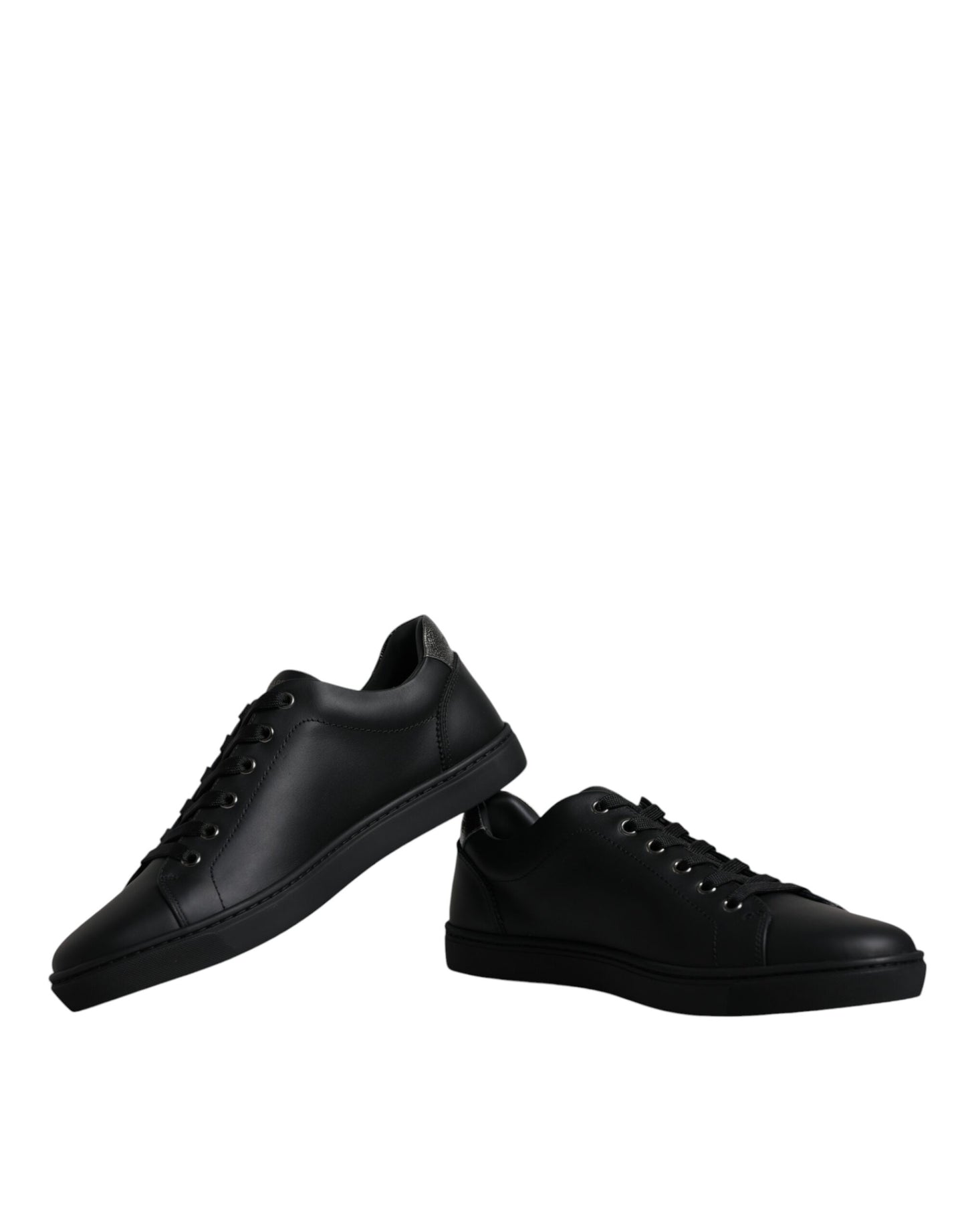 Dolce &amp; Gabbana London Sacred Heart Schwarz Herren Sneakers Schuhe