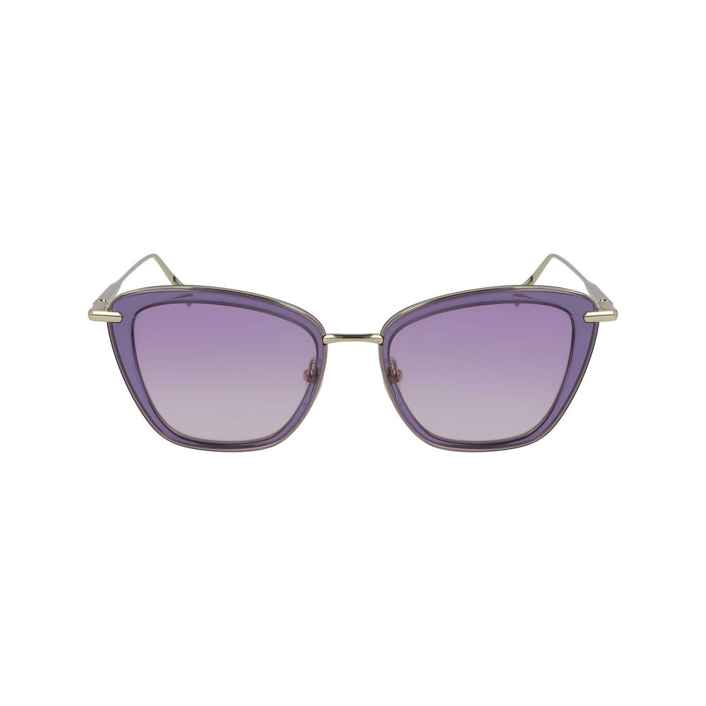 Слънчеви очила Longchamp Purple Metal