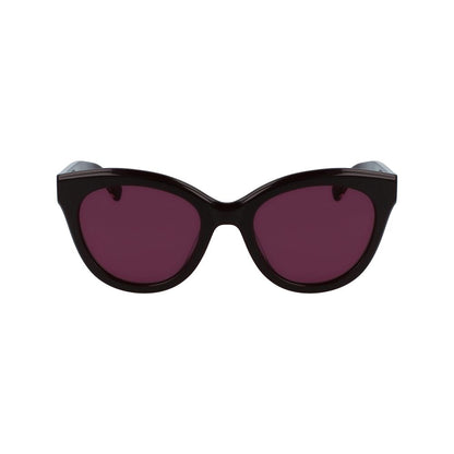 Longchamp – Lilafarbene Sonnenbrille aus Acetat