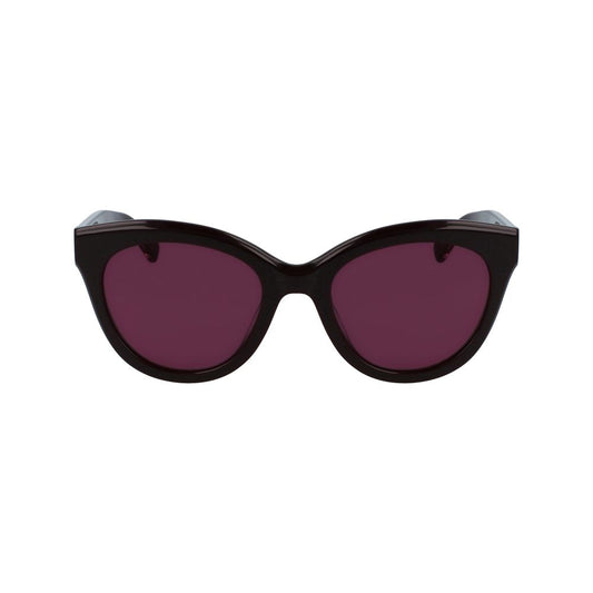 Longchamp – Lilafarbene Sonnenbrille aus Acetat