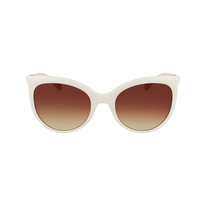 Longchamp – Graue Sonnenbrille mit Bio-Injektion