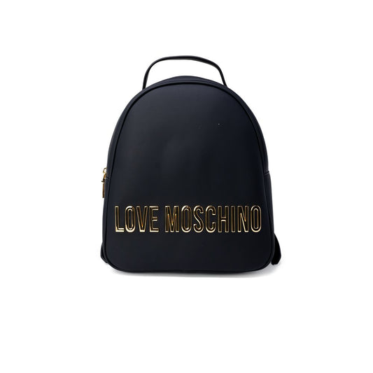 Черна полиетиленова раница Love Moschino