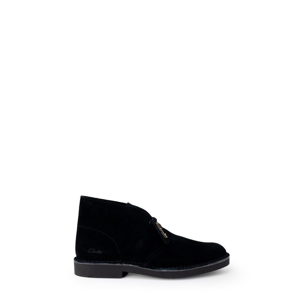 Черни кожени ботуши Clarks