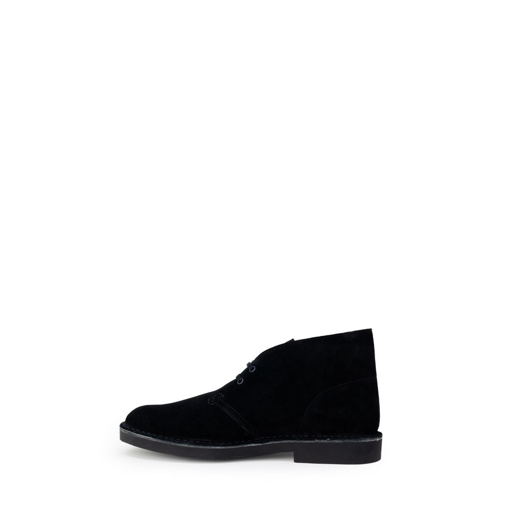 Черни кожени ботуши Clarks