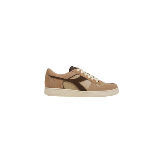 Бежови кожени маратонки Diadora