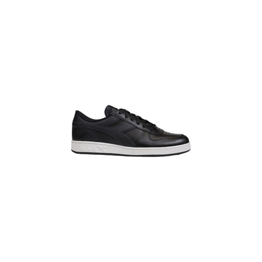 Черни кожени маратонки Diadora