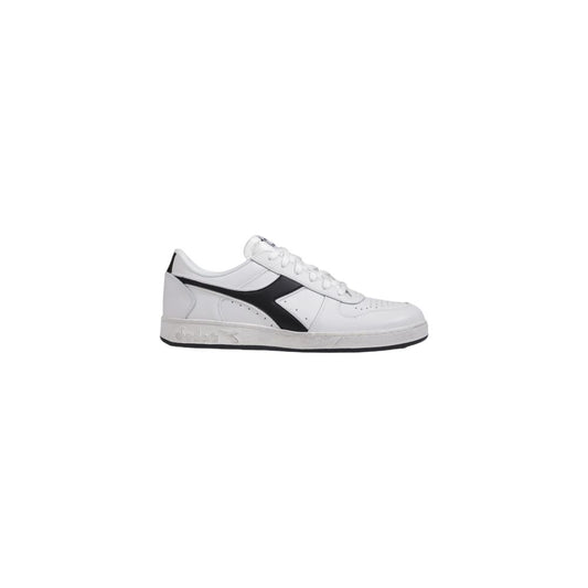 Черно-бели кожени маратонки Diadora