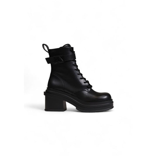 Черен полиестерен ботуш Armani Exchange