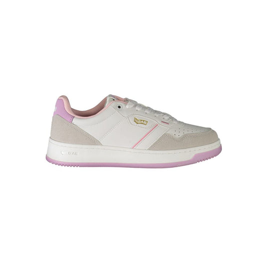 Sneaker aus Polyester in Gasweiß
