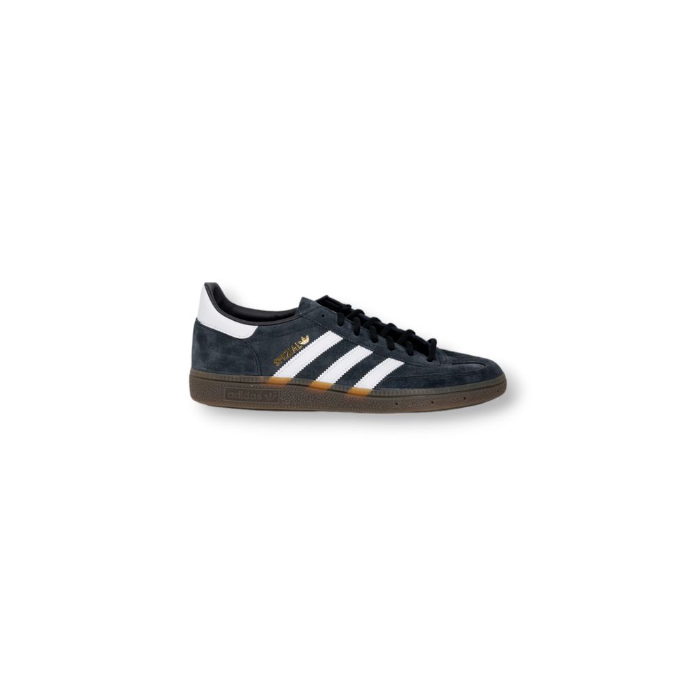 Черни велурени кожени маратонки Adidas
