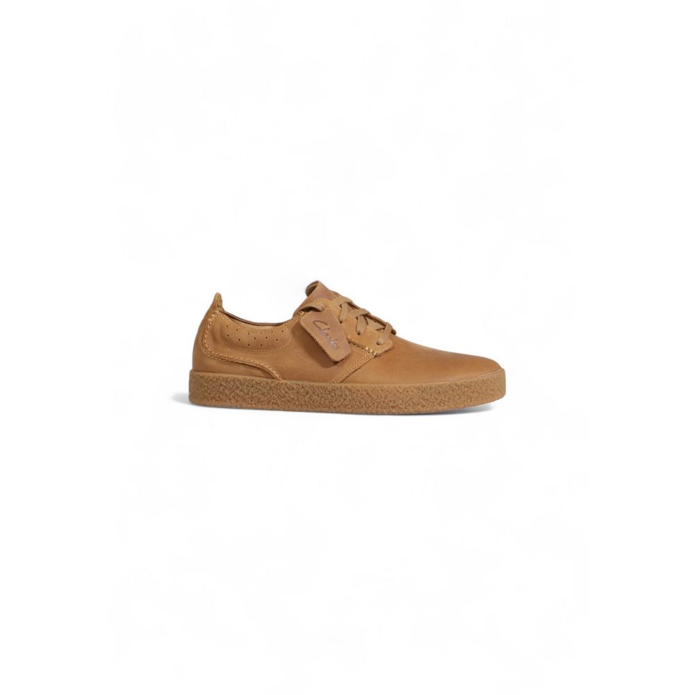 Clarks Beige Suede Leather Oxfords And Derby