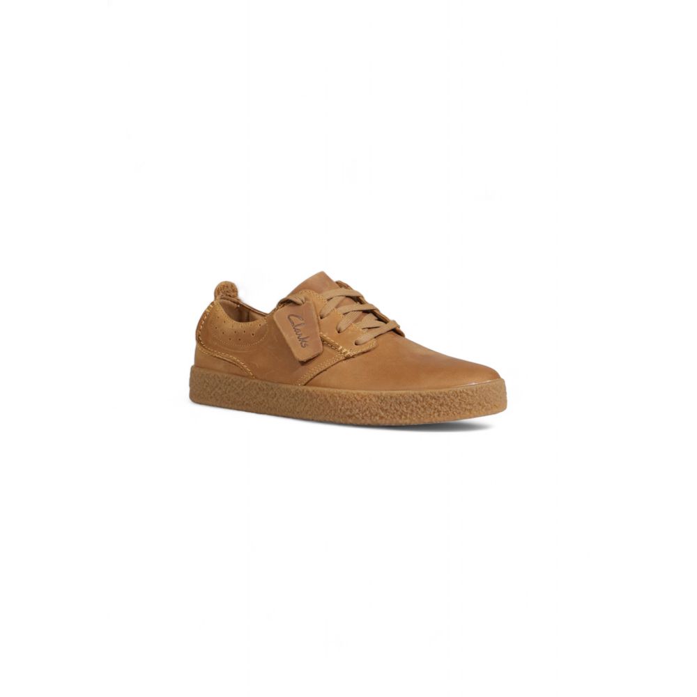 Clarks Beige Suede Leather Oxfords And Derby