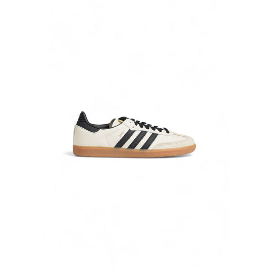 Кремави кожени маратонки Adidas