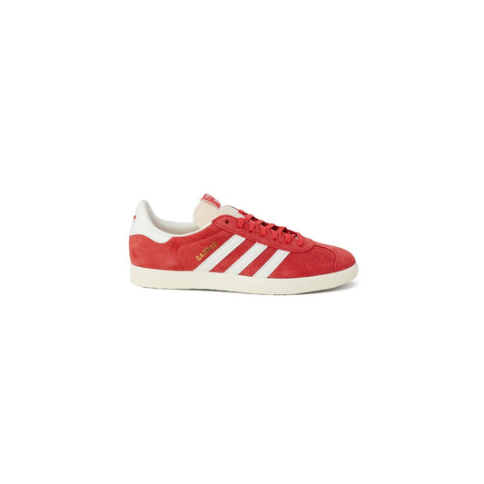 Оранжеви велурени кожени маратонки Adidas