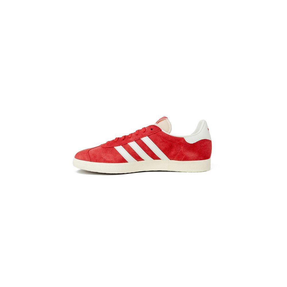 Оранжеви велурени кожени маратонки Adidas