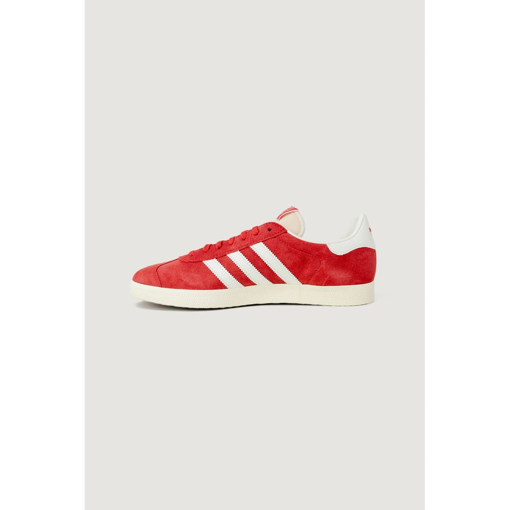 Оранжеви велурени кожени маратонки Adidas