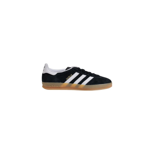 Черни велурени кожени маратонки Adidas