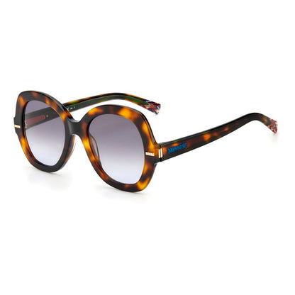 Кафяви метални слънчеви очила Missoni