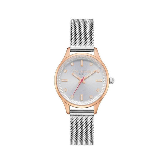 Сребърен стоманен часовник Ted Baker