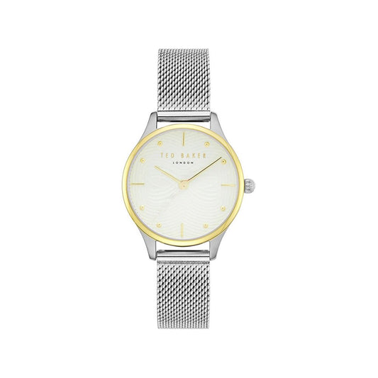 Сребърен стоманен часовник Ted Baker