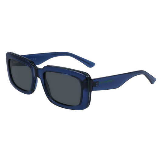 Karl Lagerfeld – Sonnenbrille mit blauem Spritzguss-Design