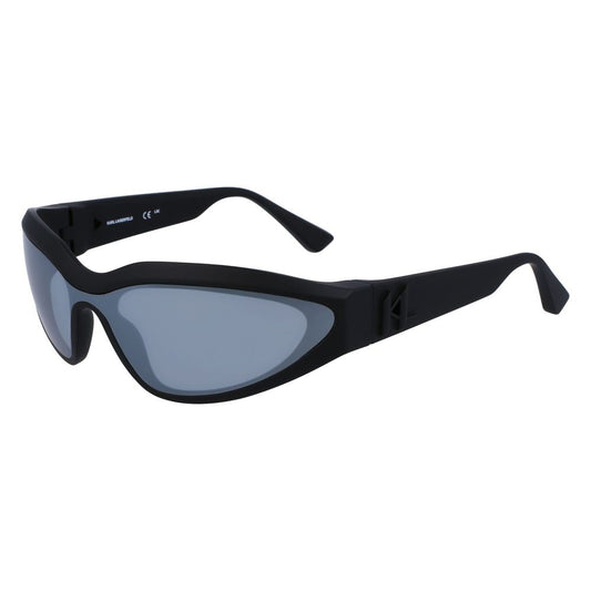Karl Lagerfeld – Schwarze Sonnenbrille mit Spritzguss-Optik