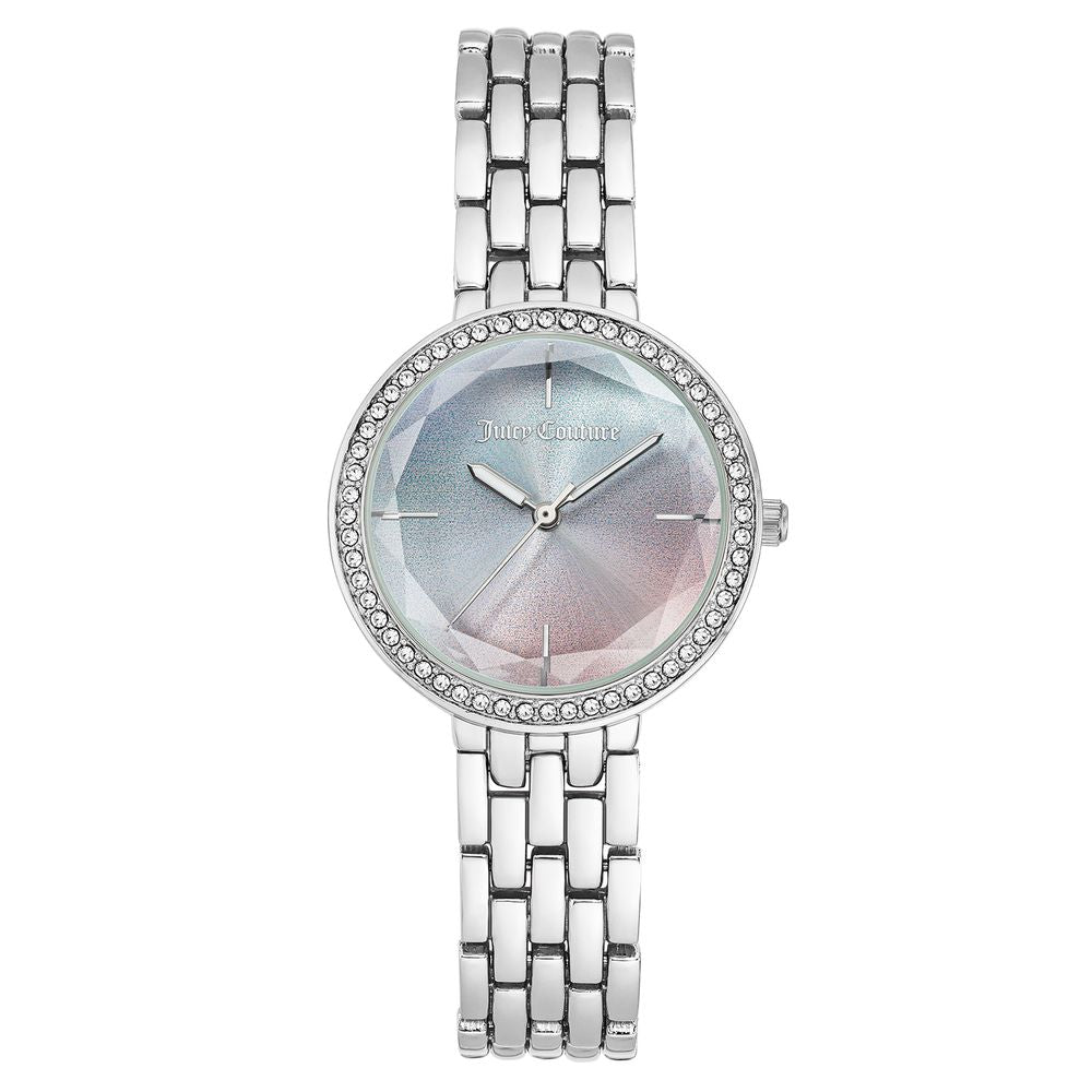 Сребърен метален часовник Juicy Couture