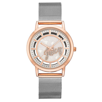 Juicy Couture Сребърен часовник от неръждаема стомана