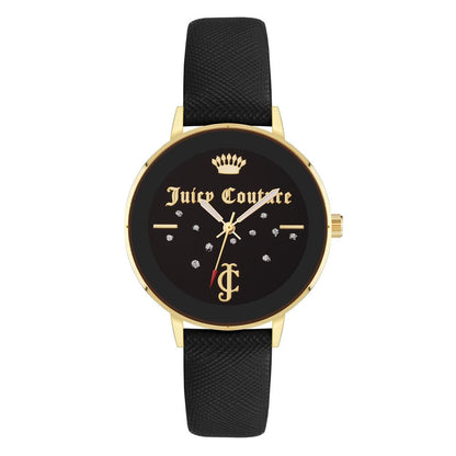Черен полиприел часовник Juicy Couture