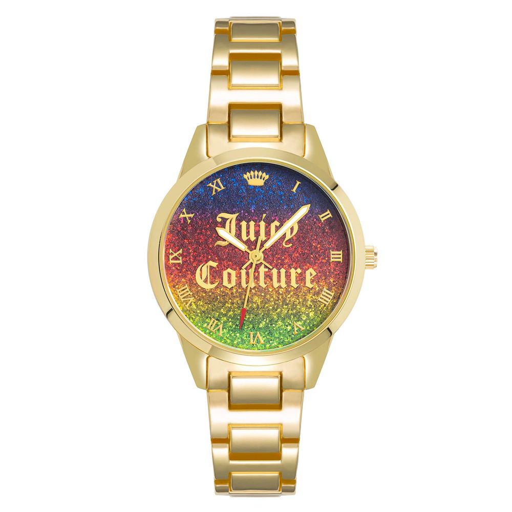 Златен метален часовник Juicy Couture