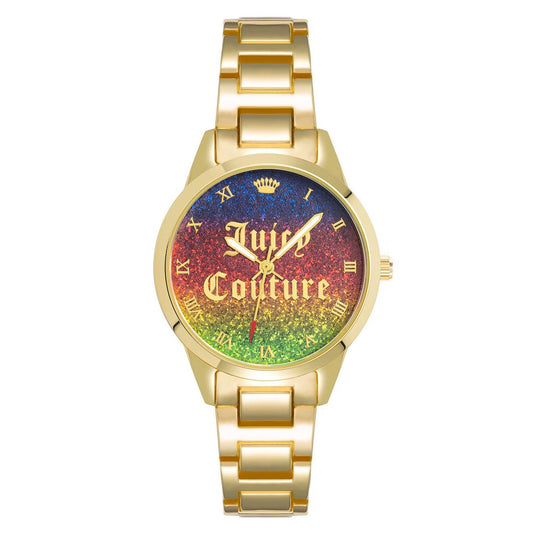 Златен метален часовник Juicy Couture