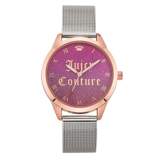 Juicy Couture Сребърен часовник от неръждаема стомана