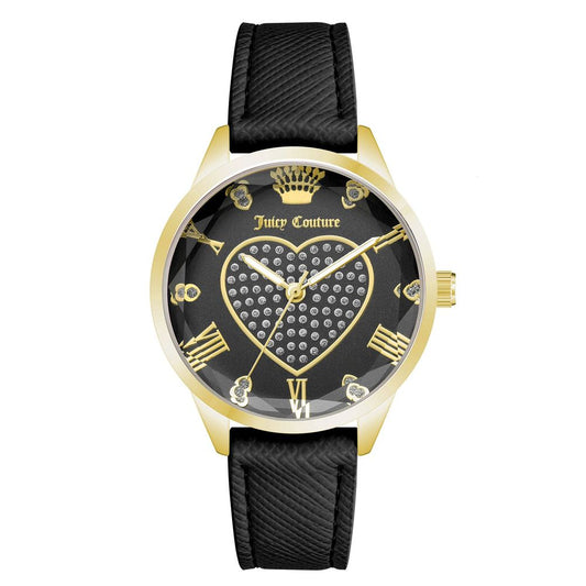 Черен полиприел часовник Juicy Couture