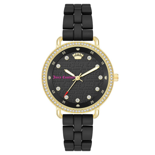 Черен метален часовник Juicy Couture