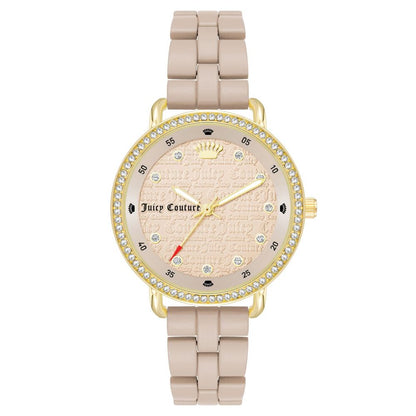 Бежов метален часовник Juicy Couture
