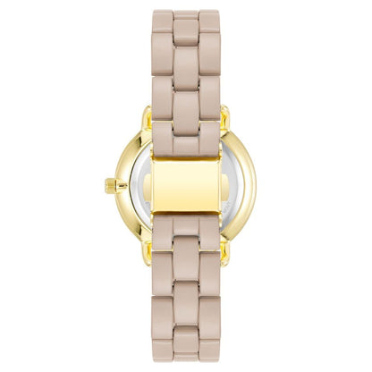 Бежов метален часовник Juicy Couture
