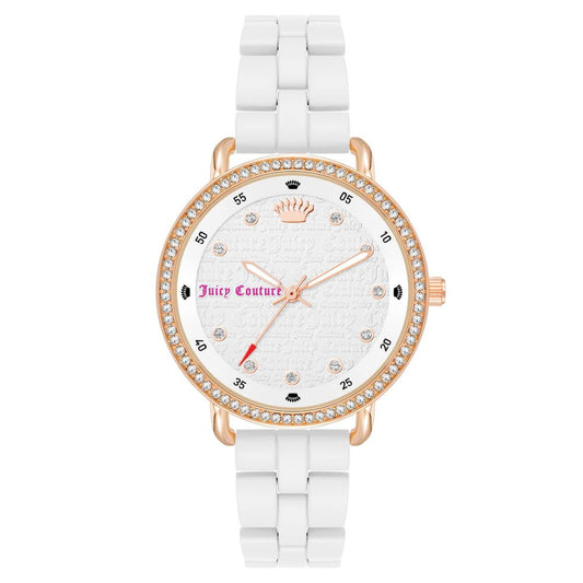 Бял метален часовник Juicy Couture