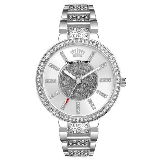 Сребърен метален часовник Juicy Couture