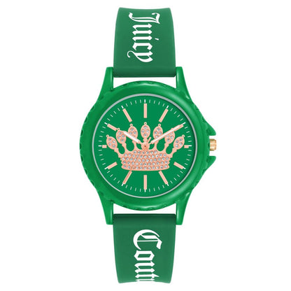 Зелен силиконов часовник Juicy Couture