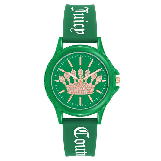 Зелен силиконов часовник Juicy Couture
