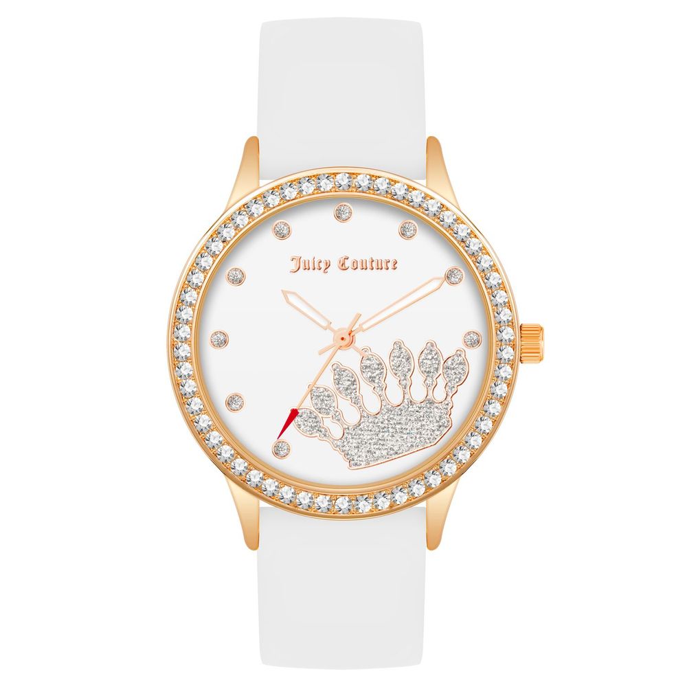 Бял силиконов часовник Juicy Couture